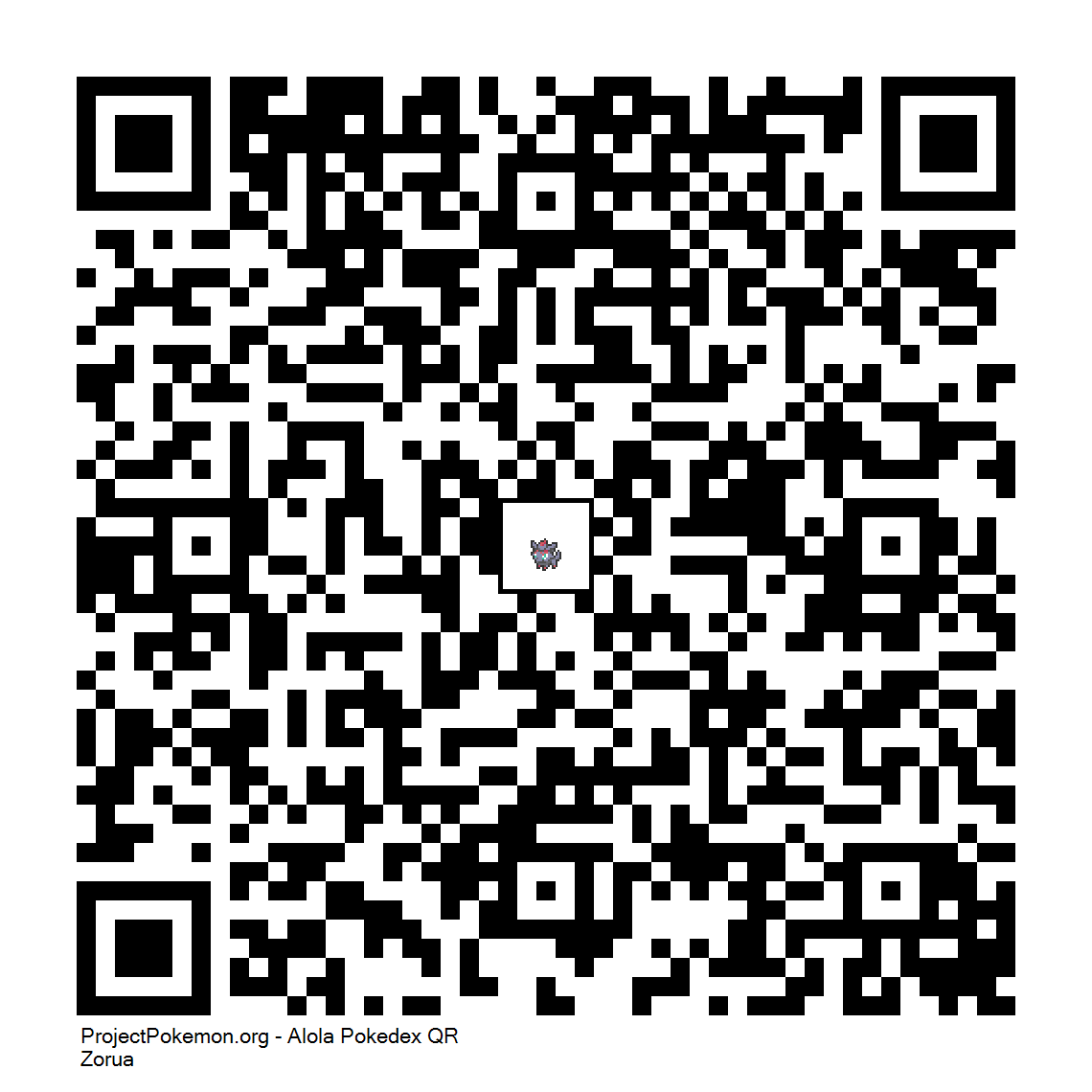 Cdigo QR de Zorua